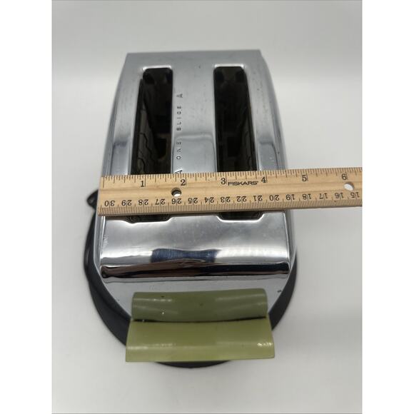 Beautiful Vintage Proctor Silex Green Chrome Toaster - Picture 8 of 12